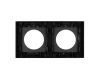 Рамка стеклянная на 2 поста Arlight FRM-GLARE-GC-2-BK 043836