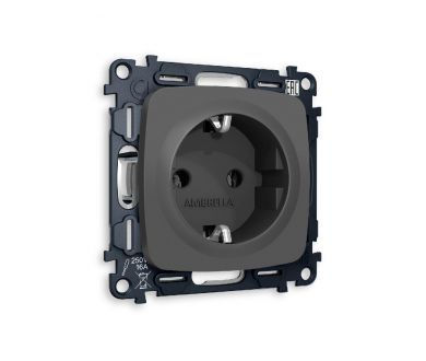 Купить Комплект механизма розетки с/з на винтовых зажимах Ambrella Volt Omega MO906010 Комплект механизма розетки с/з на винтовых зажимах Ambrella Volt Omega MO906010