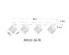 Спот Arte Lamp Atria A8031PL-4WH
