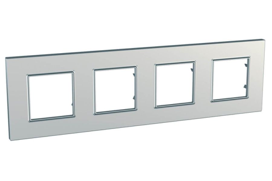 Рамка 4-постовая Schneider Electric Unica Quadro MGU6.708.55