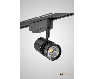 Трековый однофазный светильник AM Group AM231-10W BK 3000K