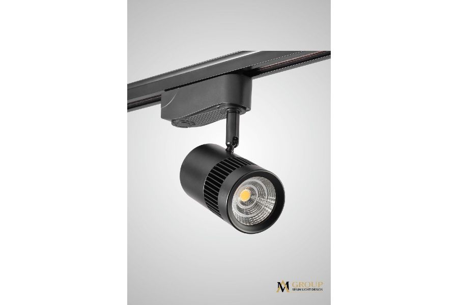 Трековый однофазный светильник AM Group AM231-10W BK 3000K