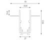 Шинопровод магнитный встраиваемый Lumker SY-LINK-20T1-2.5-WH 019267