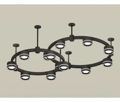 Комплект подвесного светильника Ambrella Light Techno Ring XR92221004 (A9222, A9227, C9238, C9232, N8434)
