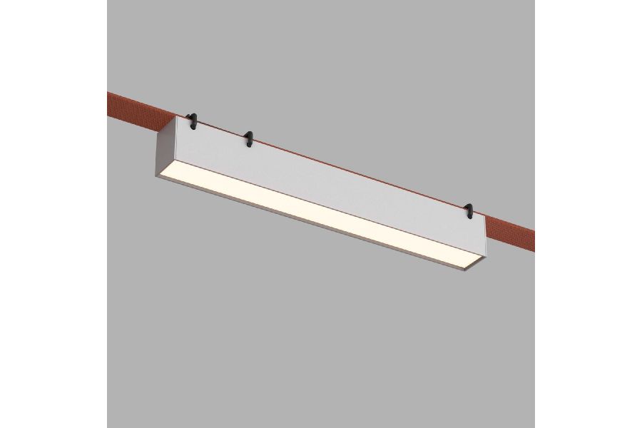 Трековый однофазный светильник Denkirs Belty Linear DK5575-WH