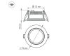 Встраиваемый светодиодный светильник Arlight LT-R96WH 6W Day White 014928
