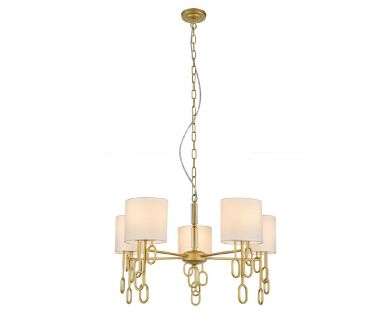 Подвесная люстра Indigo Amali 13026/5P Gold V000479