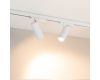 Трековый трехфазный светильник Arlight LGD-ARTEMIS-TRACK-4TR-R55-12W Warm2700 (WH, 8-80 deg, 230V) (IP20 Металл) 062275