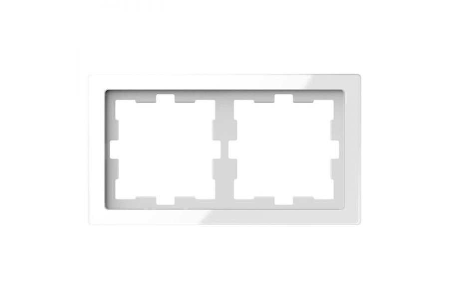 Рамка 2-постовая Schneider Electric Merten D-Life MTN4020-6520