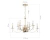 Подвесная люстра ST Luce Элеганс SL1405.203.08