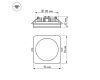 Влагозащищенный светильник Arlight LTD-96x96SOL-BK-10W Day White 022008