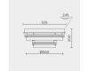 Потолочный светильник Modelight MDL.1057.530CL WH