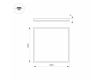 Светодиодная панель Arlight DL-INTENSO-S600x600-40W Warm3000 (WH, 120 deg, 230V) 038430