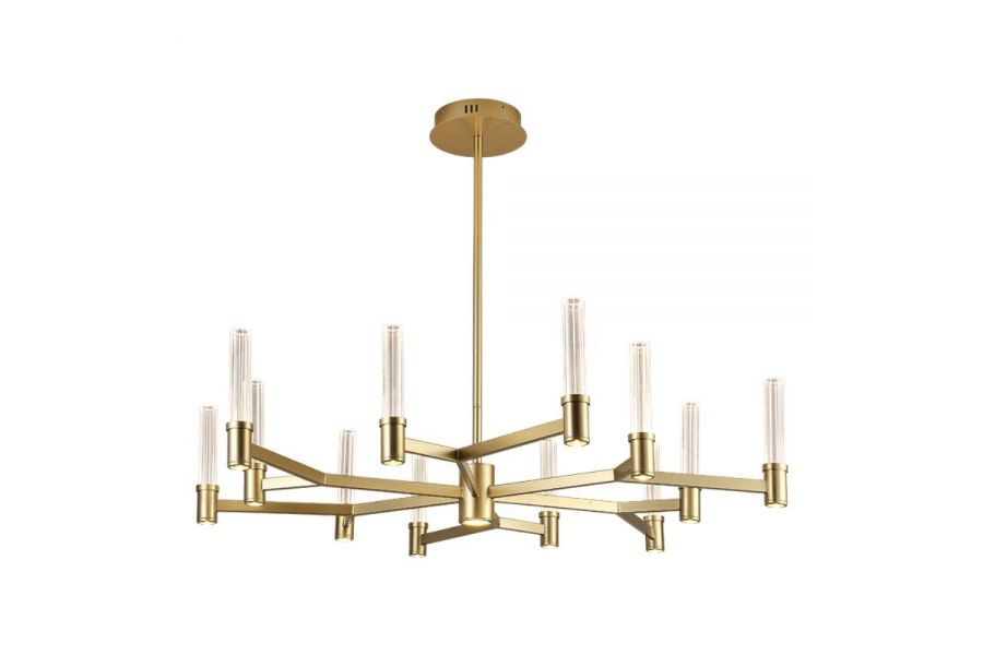 Люстра на штанге Milosh Tendence Dika 0887CL-12AB