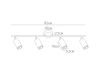 Спот Arte Lamp Imai A2365PL-4WH