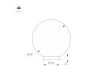 Настольная лампа Arlight SP-SILKA-TAB-R350-11W Warm2700 (WH, 330 deg, TOUCH-DIM) (IP20, Натуральный шелк) 056889