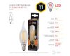 Лампа светодиодная Эра E14 11W 2700K F-LED BXS-11W-827-E14 Б0047001