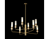 Люстра на штанге Crystal Lux SIMPLY SP8 BRASS