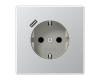 Розетка 2K+З USB Typ C Jung AL1520-18C