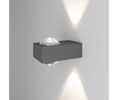 Уличный настенный светильник Elektrostandard Lenses серый 35191/W 4690389216459 a070452