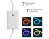 Комплект светодиодного неона Apeyron 220В, 6Вт/м, RGB, smd5050, 80д/м 10м IP65, с аксессуарами (контроллер, заглушка, крепеж - 10шт) 10-108