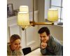 Люстра на штанге ImperiumLoft Stavra Jorgenson Beige/Light Wood 203577-26
