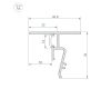Профиль Arlight STRETCH-SHADOW-CEIL-2000 BLACK (A2-CONTOUR-PRO) 040703