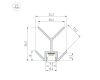 Профиль Arlight PIK-F-EXT-2000 (Алюминий) 063317