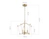 Подвесная люстра ST Luce Регалия SL1406.303.03