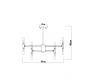 Люстра на штанге Arte Lamp Ramona A7410PL-24CC