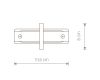 Коннектор прямой Nowodvorski Profile Recessed 8967