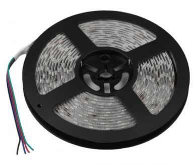 Светодиодная влагозащищенная лента ЭРА 14,4W/m 60LED/m 5050SMD RGB 5M LS5050-14,4-60-24-65-RGB-5m Б0043115