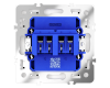 Розетка акустическая Voltum S70 VLS060303 (кашемир)