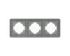 Рамка на 3 поста стеклянная Arlight FRM-OMALI-GS-3-GR 049698