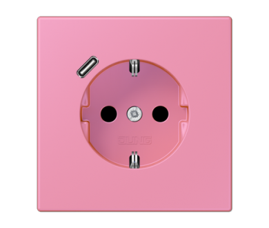 Розетка 2K+З USB Typ C Jung LC1520-18C246