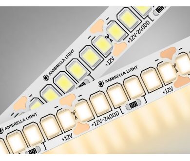 Светодиодная лента Ambrella Light LED Strip 12В 2835 17Вт/м 3000K 5м IP20 GS1401