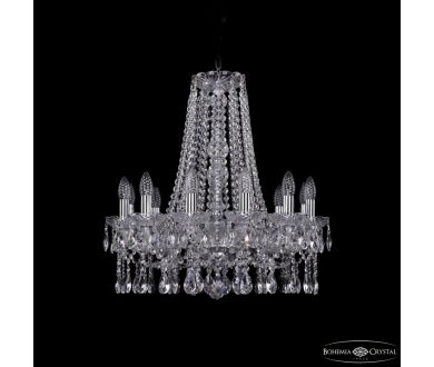 Подвесная люстра Bohemia Ivele Crystal 1413/12/200/h-60 Ni