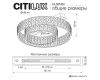 Потолочная люстра Citilux Palant CL325152