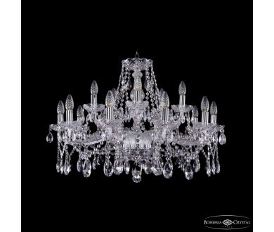 Подвесная люстра Bohemia Ivele Crystal 1413/10+5/300 Ni