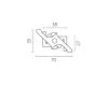 Фиксатор трека к потолку тип G к шинопроводу 5040xx-(F)/(R) Quattro Lightstar 504196-02