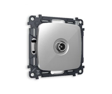 Комплект механизма TV розетки проходной 5-1000 MHz 4dB Ambrella Volt Omega MO413030
