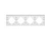 Рамка на 4 поста пластиковая Arlight FRM-PERIO-PL-4-BK 049759