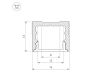 Профиль Arlight SL-SLIM-H13M-2000 ANOD 023718