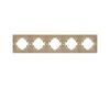 Рамка пластиковая на 5 постов Arlight FRM-TENDO-SFPL-5-GD 054658
