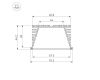 Профиль Arlight KLUS-POWER-RW70F-2000 ANOD 019881
