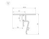 Профиль Arlight STRETCH-SHADOW-M-CEIL-2000 BLACK (A2-CONTOUR-PRO) 040703(1)