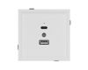 Механизм USB розетки Arlight SCT-TENDO-MUAC-SFPL-WH (5V, 3A, QC3) 054539