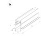 Шинопровод встраиваемый Arlight Mag-Track-4560-FDW-3000 034680