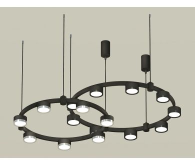 Комплект подвесного светильника Ambrella Light Techno Ring XR92091200 (A9209x2, C9238, C9242, N8113, N8118)