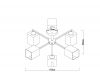 Люстра на штанге Arte Lamp Merci A4185PL-6BK